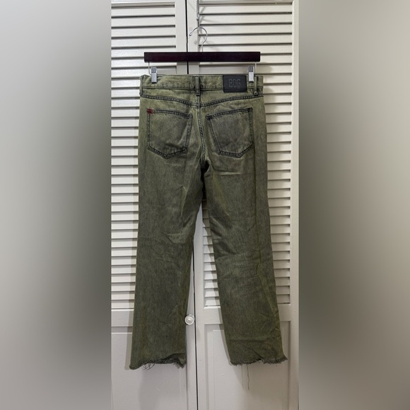 BDG Cowgirl Jeans Women's Green Distressed - Picture 2 of 5